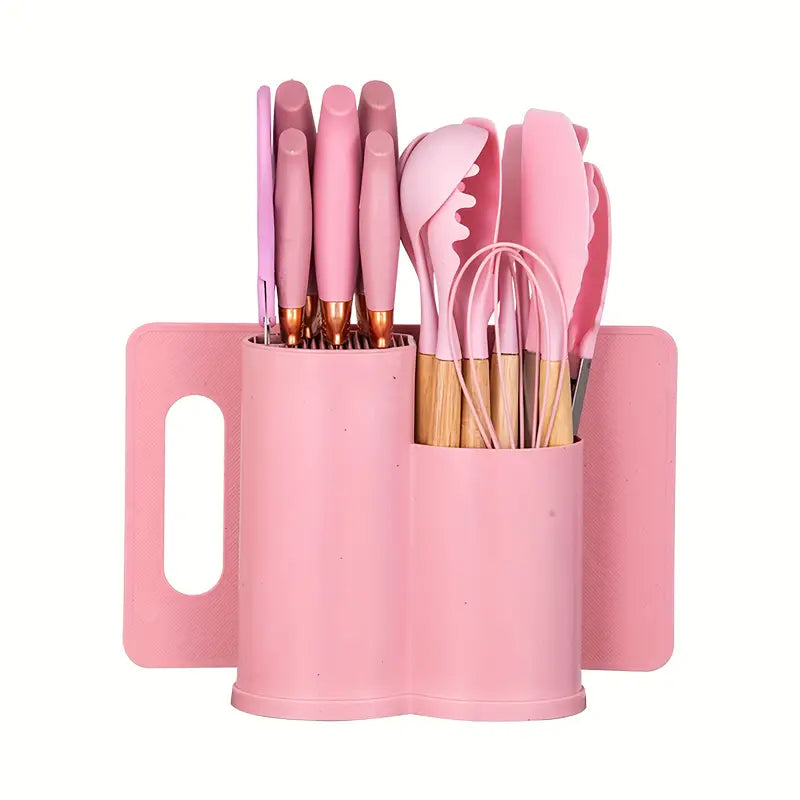 Set profesional de ustensile și cuțite – 19 piese esențiale în orice bucătărie