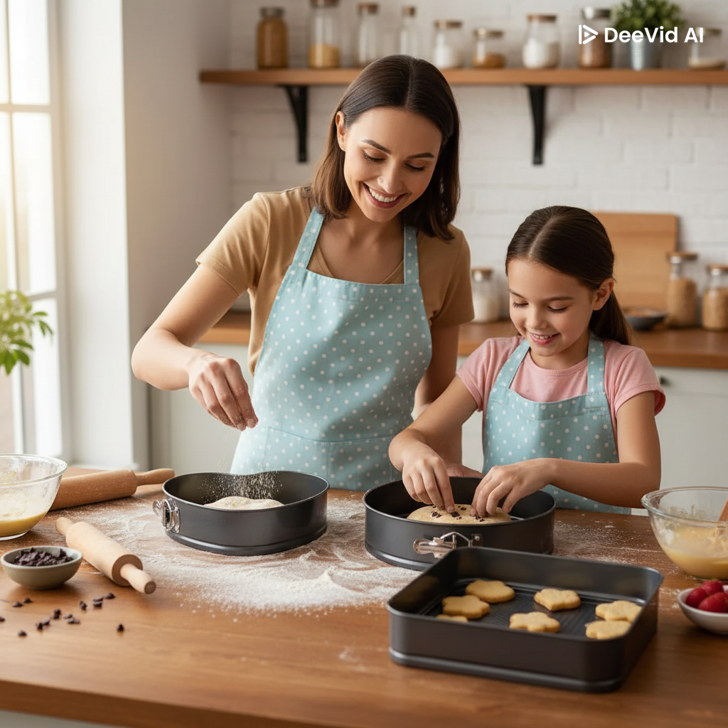 Set Profesional 3 Tăvi de Copt – Antiaderente, 22/24/26 cm